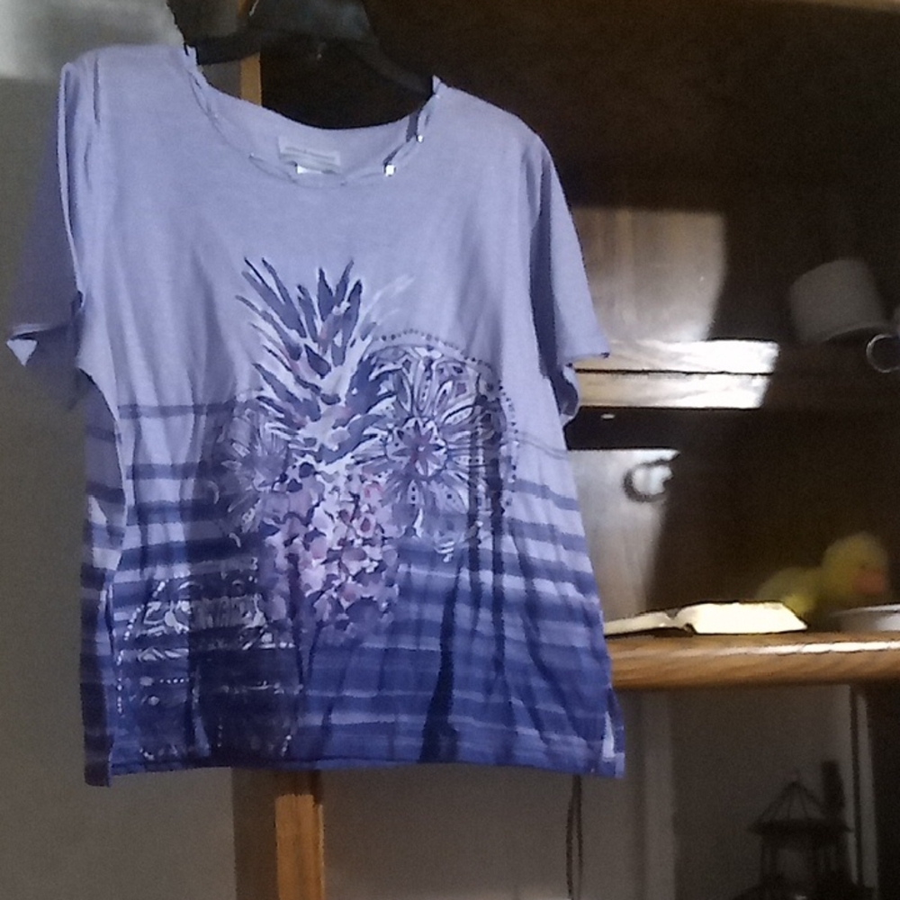 Alfred Dunner Lavender Graphic Tee